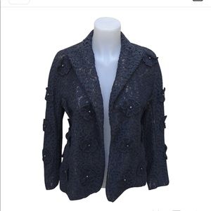 Chole black cotton jacket size 36